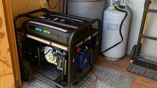 Westinghouse 12500 Watts Generator Set Up Reviews-With No Soft Start