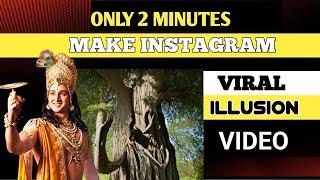 new ai tool !! how to create Instagram viral illusion video