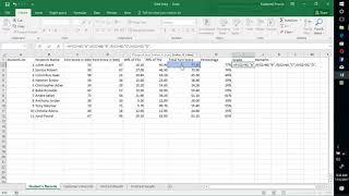 How to grade, rank and give Remarks in Excel