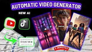 This New AI Video Generator can Make Monetizable YouTube shorts,Tiktok videos in less than 5 minutes