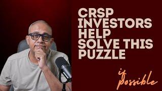 Why is CRSP stock still suffering? How long will it consolidate?