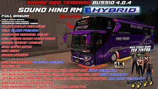 BARU OBB BUSSID 4.0.4 HINO RM HYBRID PERTAMA DI BUSSID FULL ROMBAK | bus simulator indonesia