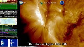 X-2.9 Solar Flare and significant ICME heading East, Region 3664(68) returns 27 May, 2024 4K