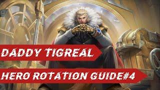 How to use Tigreal in Mobile legends 2021||Hero rotation guide#4