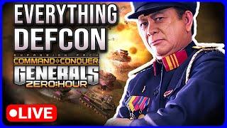 Defcon Special - Defcon FFA, 2v2v2, 3v3, and More! | C&C Generals Zero Hour