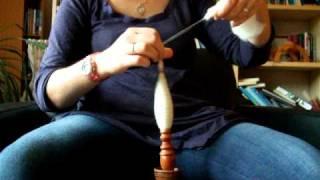 Spinning on a Russian Style Spindle