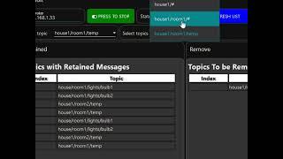 Node-Red -MQTT Retained Message Tool