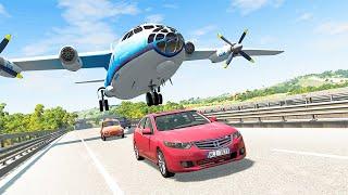 Airplane Crashes and Emergency Landing #1 Marathon - BeamNG DRIVE | SmashChan