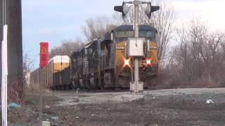 11/26/15! PT 2 of 2! Railfanning Erie, PA on Thanksgiving Day 2015 with NS #1074 and 3 Train Meets!!