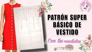 PATRON BASE DE VESTIDO DE DAMA /UNA SUPER CLASE ESPECIAL - Nathali Estilos