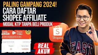 TERMUDAH 2024⁉️ CARA DAFTAR SHOPEE AFFILIATE UNTUK PEMULA TANPA MODAL & NPWP