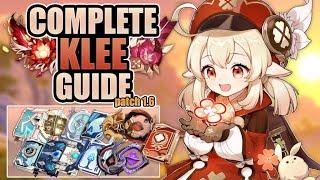 KLEE - COMPLETE GUIDE - 4/5 Weapons, Artifacts, Builds & Comp Showcase | Genshin Impact