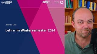 Lehre im Wintersemester 2024