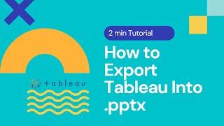 How to Tableau Workbook To .pptx | 2min Tutorial #tableau #tutorials #learning