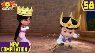 Vir The Robot Boy | Compilation - 58 | Telugu Stories | Wow Kidz Telugu | #spot