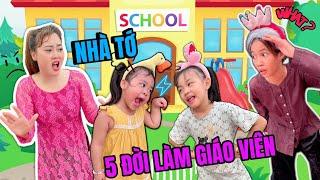 Hà Hà Hí I Tổng Hợp Video Lớp Học Vui Nhộn Siêu Hài Hước - Nhà Tớ 5 Đời Làm Giáo Viên I Mint Vy