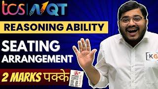 TCS NQT Preparation 2024 | TCS NQT Reasoning Ability Questions | TCS NQT Seating Arrangement #tcsnqt