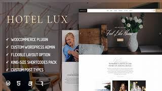 Hotel Lux - Resort & Hotel WordPress Theme | Themeforest Website Templates and Themes