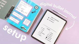 Digital Bullet Journal Setup + Tutorial ️ (Links, Templates, Stickers)