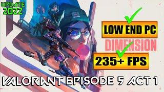 Valorant Lag & Stutter FIX | After UPDATE | Fix FPS Drops in Valorant Episode 5 ACT 1 | LOW END PC