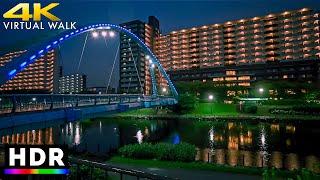 Tokyo Edogawa City Rainy Night Walk - Summer 2023【4K HDR】