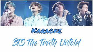 [KARAOKE] BTS (방탄소년단)-The Truth Untold ft.Steve Aoki (Easy Lyrics Color Coded)