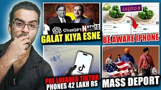 Mukesh Ambani Adani Case on OpenAI, Zepto Cheating iPhone Users, 7 25 Lakh Illegal Indians Deport