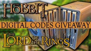 FREE digital codes for The Lord Of The Rings and The Hobbit Trilogies!