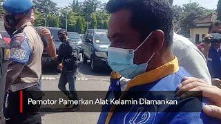 Pemotor Pamerkan Alat Kelamin Diamankan