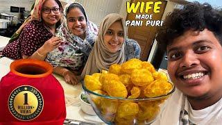 Wife Made Pani Puri in Home - Irfan's View