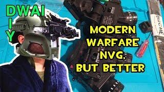 Modding the Modern Warfare Night Vision (True IR + Helmet Mount)