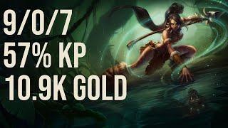 Liiv Croco Nidalee Jungle vs Lee Sin KR 11.16 Challenger Replay