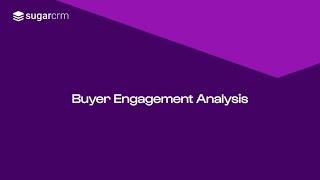 Gartner Video: sales-i Buyer Engagement Analysis | SugarCRM