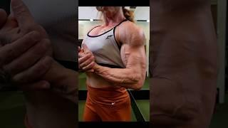 most muscular figure & shredded female bodybuilder #shorts