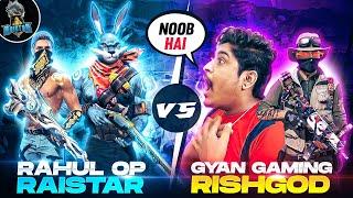 RAISTAR & RAHUL OP VS GYAN GAMING & RISHGOD  FUNNIEST MATCH EVER