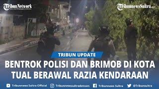 Bentrok Polisi dengan Brimob di Kota Tual, Kombes Pol Aries: Bermula Saat Razia Kendaran
