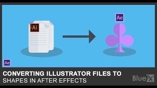 Converting Illustrator Files to Shapes in After Effects