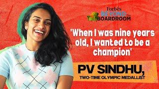 PV Sindhu on faith, family and the making of a champion