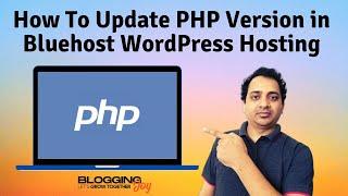 How To Update PHP Version in Bluehost WordPress Hosting | Fix Site Health Check PHP Error Tutorial