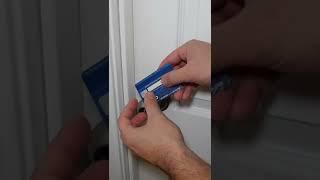 Opening a Locked Door with a Credit Card #shorts