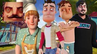 Hello Neighbor - My New Neighbor 2 Aaron Player Baker MrBeast Final History Gameplay Walkthrough