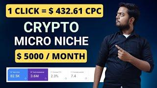 High CPC crypto micro niche with low competition keywords | international blogging strategy