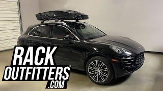 Porsche Macan Outfitted with Thule Vector Roof Top Cargo Box - Buying Options