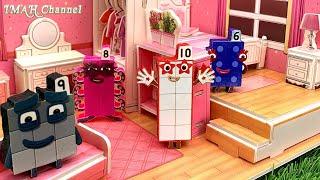 Numberblocks - Miniature DIY Cardboard House #2 BEDROOM