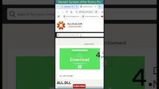 How to Restore all Missing Dll Files in Windows 10 PC | Fix Missing .Dll Files in Windows