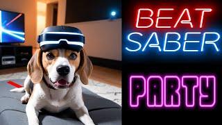 Rock Out With Your Sabers Out! Mixed Reality Beat Saber Party Highlights OMG I said Skibidi Toilet