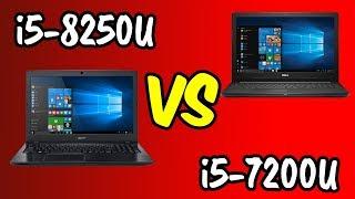 i5-8250U vs i5-7200U Benchmarks Test!  [4K]