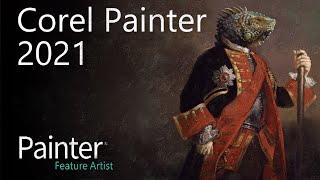 Corel Painter 2021 - Character Design with Thick Paint (Davey Baker)