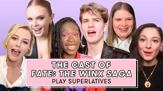 The Cast of Fate: The Winx Saga Talk Bloom's Eyebrows And Flirting | Superlatives | Seventeen