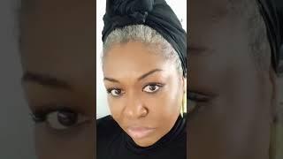 Simple TIPS How to LOOK GOOD with gray hair | for black women over 50